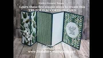 Quick -n- Easy Tri-Fold Accordion Card