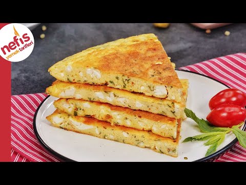 5 DAKİKADA SOFRADA ✅ PUF PUF BÖREK TADINDA OMLET TARİFİ