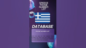 Greece Phone Number List | Bulk Email Data