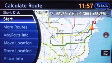 2013 Infiniti EX - Functions Disabled While Driving (if so equipped)