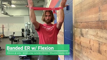 Shoulder Banded External Rotation w Flexion