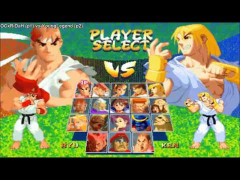 [HD] - Fightcade - Street Fighter Alpha 2 - OCxRiDaH(USA) Vs YoungLegend(USA)