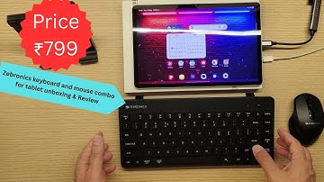Best Wireless Keyboard Mouse Combo Under ₹1000 in 2025 | Zebronics Companion 201 Unboxing & Review: