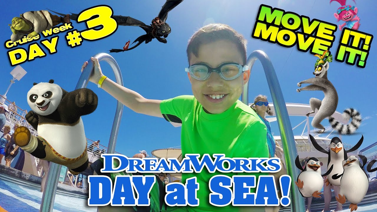 I Like To Move It Move It Dreamworks Parade At Sea Cruise Week Day 3 Youtube