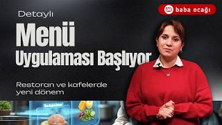 Restoran Ve Kafelerde Yeni Dönem Detaylı Menü Uygulaması Başlıyor