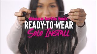 How to Put in Solos/Halos®- Donna Bella Hair®