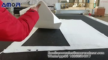 Cutting 3mm Felt Fabric with AMOR CNC Knife Cutting Machine