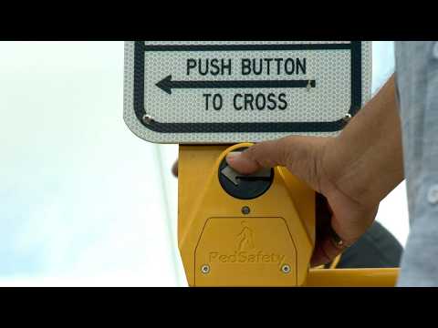 3 new pedestrian signals now in place on south San Antonio road