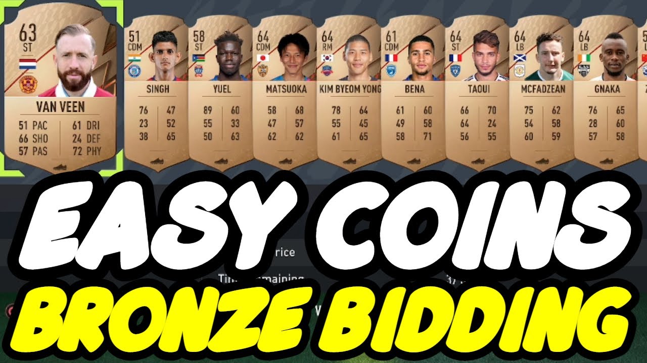 PRINT Coins Rare Player Bidding - 22 Ultimate Team Best Trading Method -