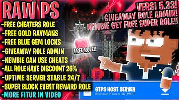 FREE SUPER ROLE!! || SUPPORT V5.33 || BEST GROWTOPIA PRIVATE SERVER 2025 / NEW GTPS || RAW PS