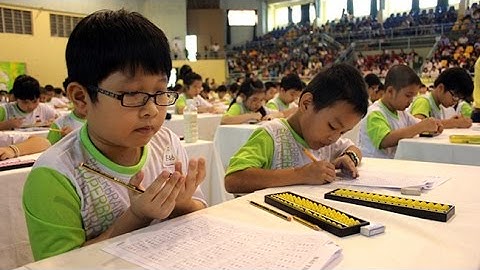 Tính nhẩm nhanh cho trẻ 4 tuổi đến 12 tuổi  -  Bàn tín cổ soroban - tiết 1 - nhập môn