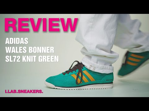 [4K] 아디다스 콜라보의 중심 웨일즈보너... 아디다스 웨일즈 보너 SL72 니트 그린 Wales Bonner SL72 Knit Green IG0571