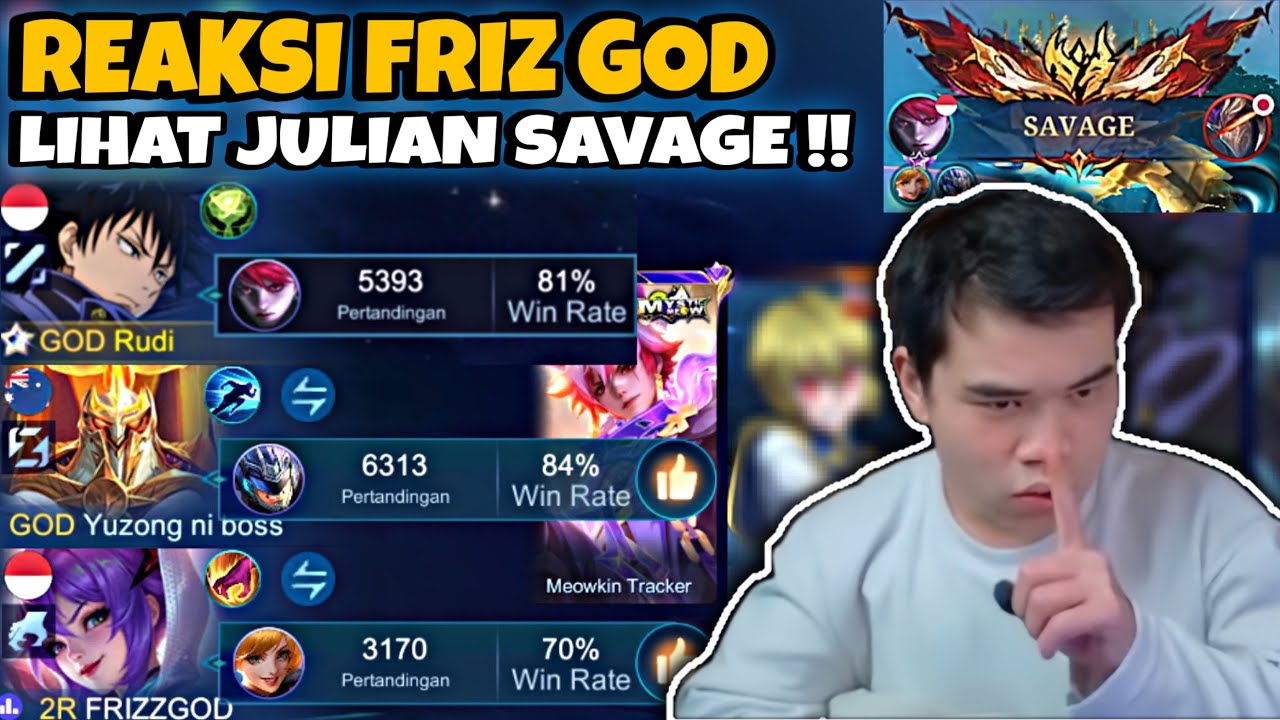 Reaksi Frizz God Lihat Julian Savage !! Meta Ciki Prank Streamer Part Gatau