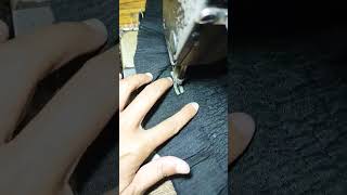 proses jahit benang karet#shorts