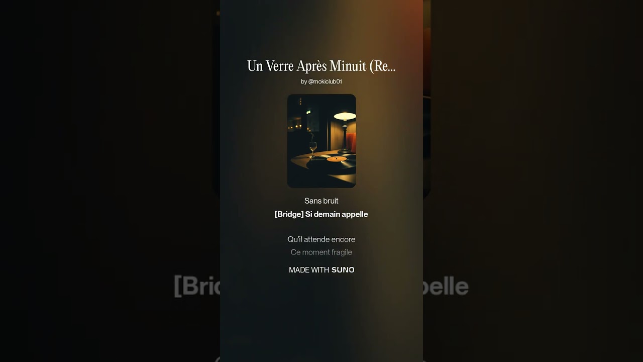 Un Verre Après Minuit | French Night Jazz | Late-Night Café Mood