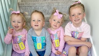 *Triplet Day in the Life* Update on family, Potty Training, & New Sleep Situation.