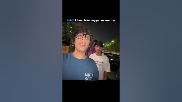 Robot khana leke aagya hamare liye #souravjoshivlogs #souravjoshishorts #funny #trending #funny