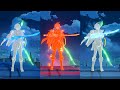 Alhaitham Dual Blades All Elemental Coloring - First Character with Double Infusion Effects