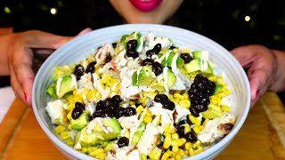 ASMR Chipotle Inspired Chicken Bowl | Deliciousness | Eating Sounds | No Talking