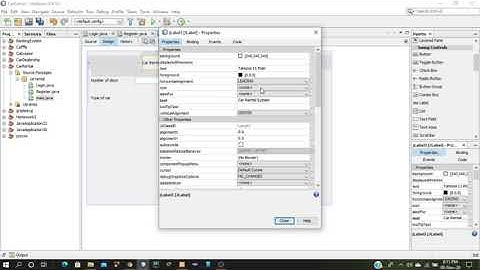 How to make Car Rental System in GUI JAVA - Part 1