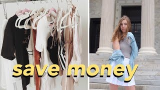 SAVE MONEY ON CLOTHES | my tips