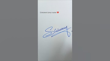 Short signature design | Comment your name ❤️ #shorts #signature