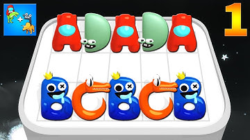 ALPHABET DINO RUN 💥💥💥 Alphabet Lore Merge Battles #1