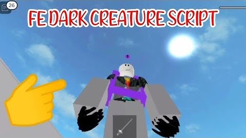 ROBLOX FE DARK CREATURE SCRIPT using FLUXUS EXECUTOR played at Fencing - script link on comments