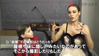 Brie Lason and Jacob Tremblay interview in Japan