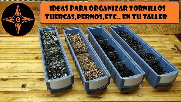 Idea ✓ ORGANIZADOR de 👉TORNILLOS👈 en un cajón 