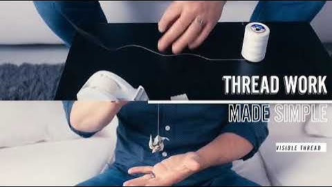 Saturn Magic - Invisible Thread Stripped (50 Feet) by Murphys Magic Supplies - Trick