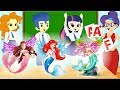Equestria Girls Kids School cheatting Makeup Contest In Class Animation Collection