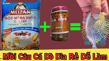 Mồi Câu Cá Dò Dìa | Nguyên Liệu Đơn Giản Dễ Mua | Câu Cá Biển | @BaoCaVat