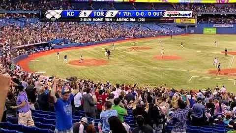 2011/08/25 Arencibia's two-run homer