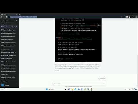 Python count down timer for date hour minute and second