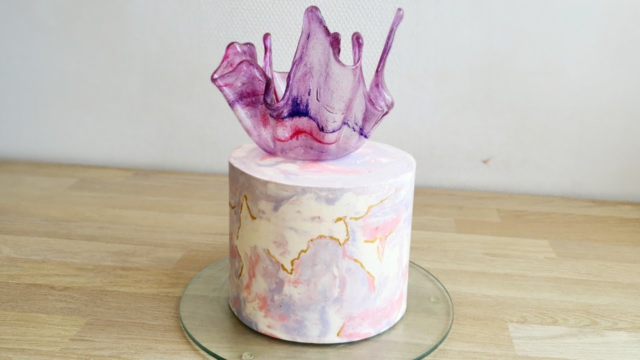 layer cake effet marbré