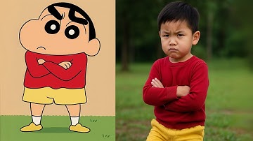 🔥 Shinchan Characters in REAL Life (Part 1) | Shinchan Characters Reimagined 🔥