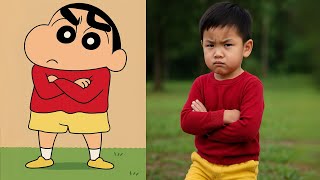 🔥 Shinchan Characters in REAL Life (Part 1) | Shinchan Characters Reimagined 🔥