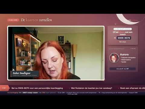 Dinsdag 29 september Esther Smallegoor in De Kaarten Vertellen