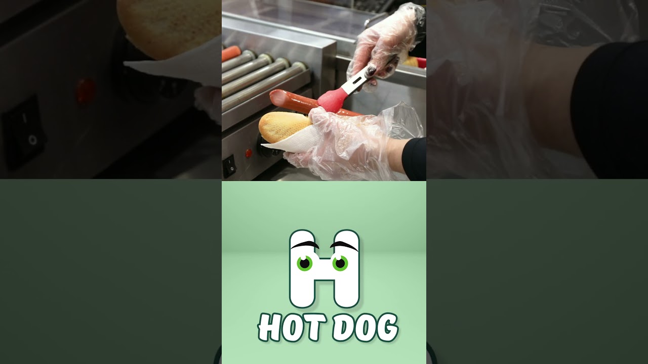 Food Alphabet ABC Phonics Song | The letter F, G and H