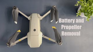 How to Remove the Propellers and Battery from a Mavic Pro & Platinum Drone