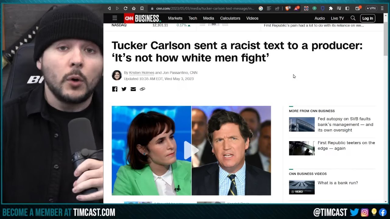 Tucker Carlson Texts LEAKED, Media Matters Leaks MAY BE FAKE, They Are Trying To STOP Tucker