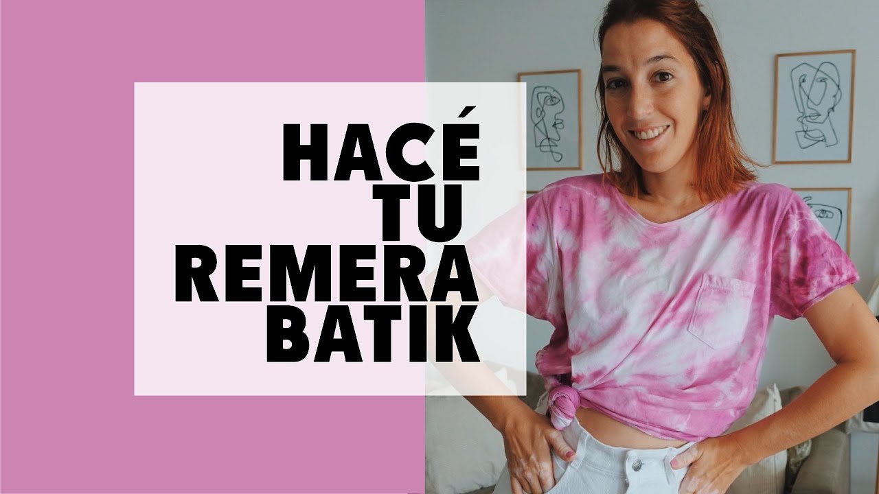 DIY: RENOVÁ TU REMERA Y HACELA BATIK | IDEAS -