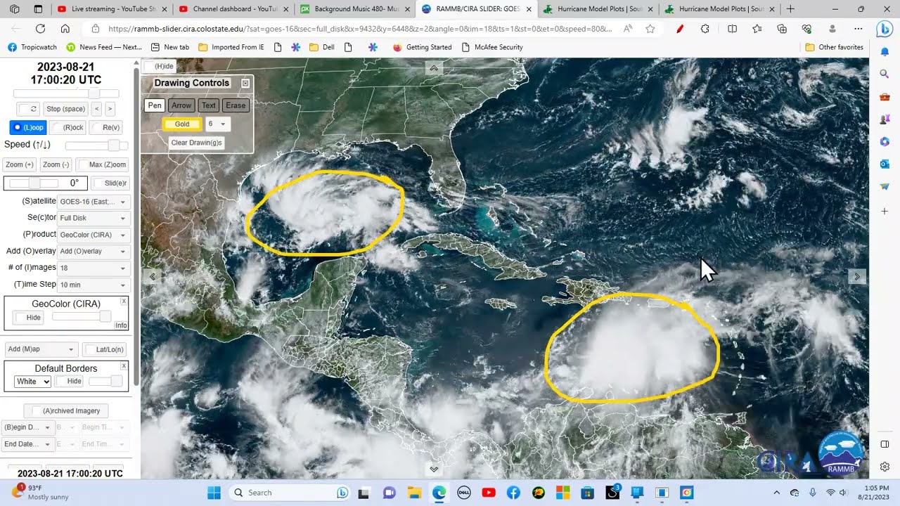 Tropicwatch Tropical Update PTC Nine and Tropical Storm Franklin