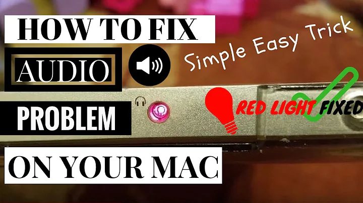 How To Fix Audio Problem on Your Mac | RED Light