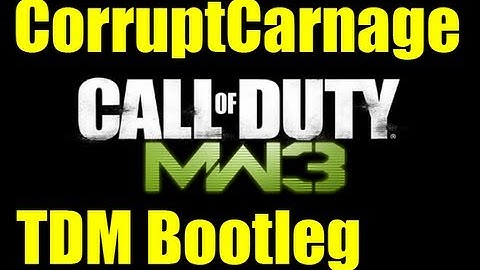 MW3 Multiplayer TDM on Bootleg - Live Commentary First Game