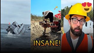 How do people with 🤪IQ9999🧠 work? #smart #construction #amazing #work EP17