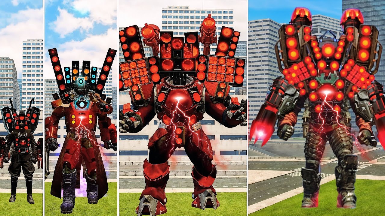 EVOLUTION OF NEW SUPER UPGRADED TITAN SPEAKERMAN! VS 1-71 SKIBIDI TOILET BOSSES (Garry's Mod)