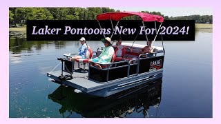 Sneak Peek of the 2024 Laker Mini Pontoon Boat!