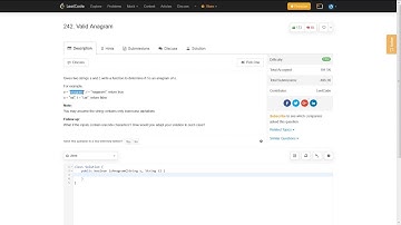 Technical Interview Question: Valid Anagram [LeetCode]